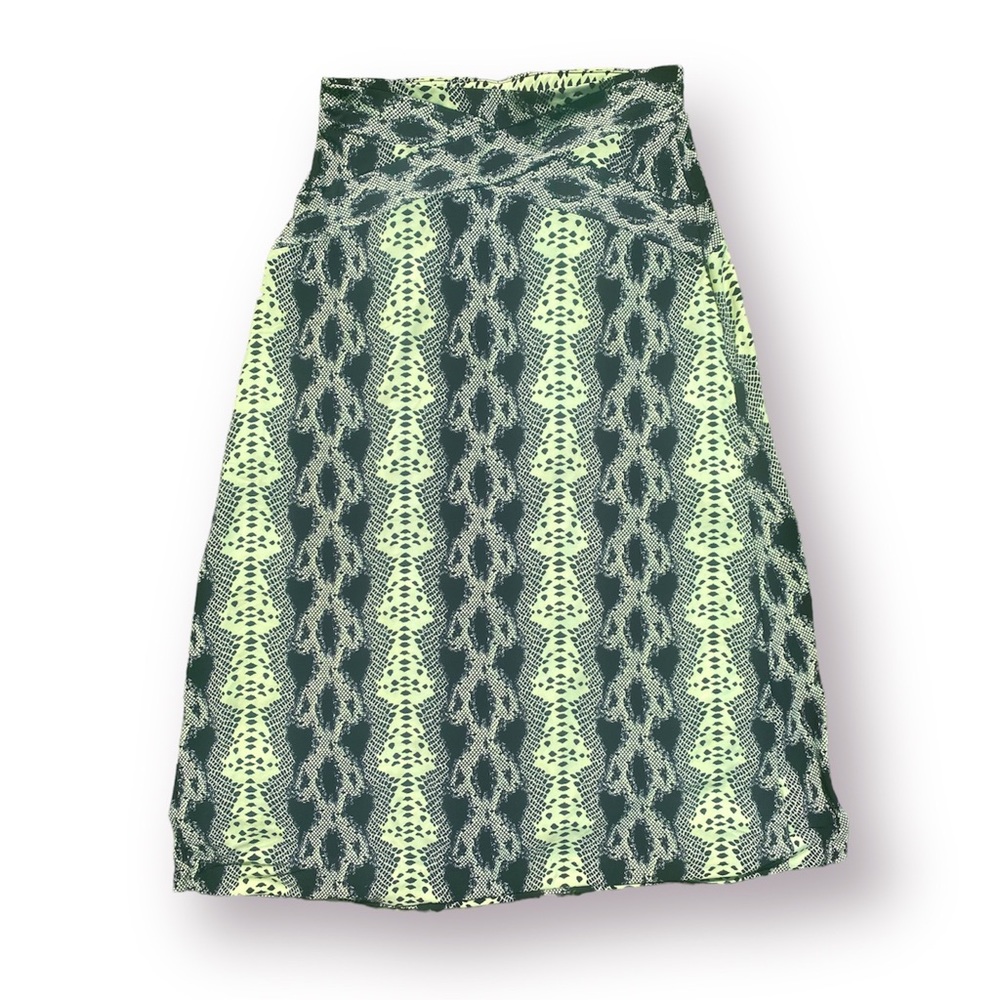 eci New York Snake Print Maxi Skirt